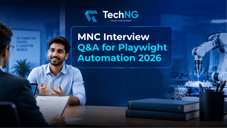MNC Interview Q&A for Playwright Automation 2026