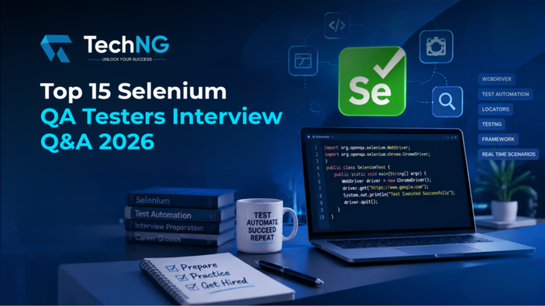 Top 15 Selenium QA Testers Interview Q&A 2026